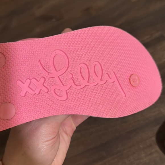 Lilly pulitzer flip flops 7/8 - Picture 6 of 9